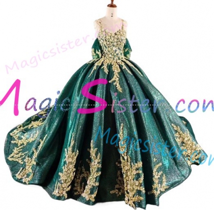 Pretty Topselling Emerald Green Quinceanera Dress