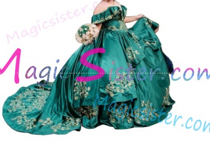 Pretty Topselling Emerald Green Quinceanera Dress