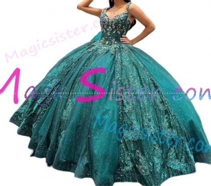 Topselling Emerald Green Quinceanera Dress