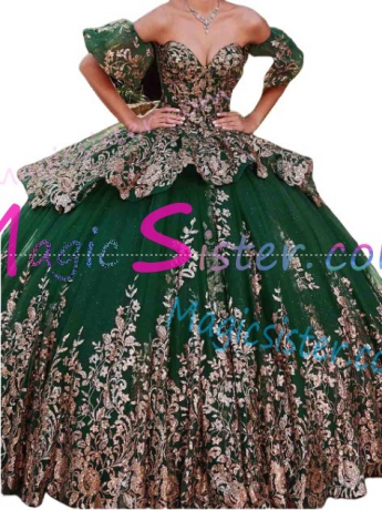 Beautiful Topselling Emerald Green Quinceanera Dress