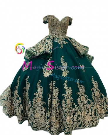 Beautiful Topselling Emerald Green Quinceanera Dress