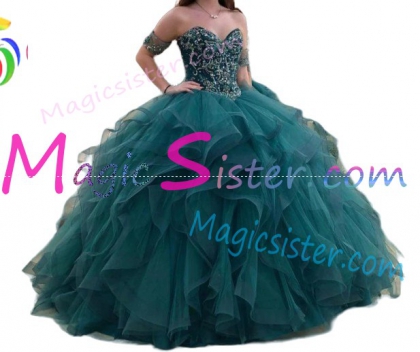 Luxury Topselling Emerald Green Quinceanera Dress