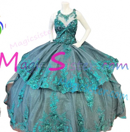 Luxury Topselling Emerald Green Quinceanera Dress