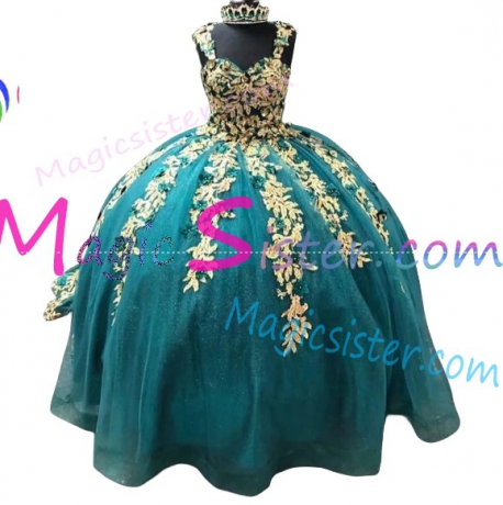 Luxury Topselling Emerald Green Quinceanera Dress
