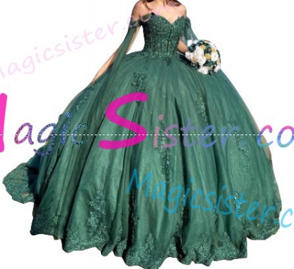 Pretty Topselling Emerald Green Quinceanera Dress