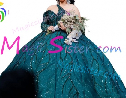 Pretty Topselling Emerald Green Quinceanera Dress
