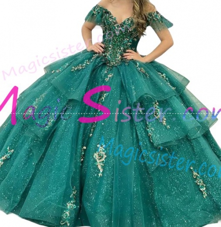 Topselling Emerald Green Quinceanera Dress