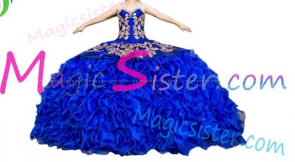 Hotselling Embroidery Charro Quinceanera Dress