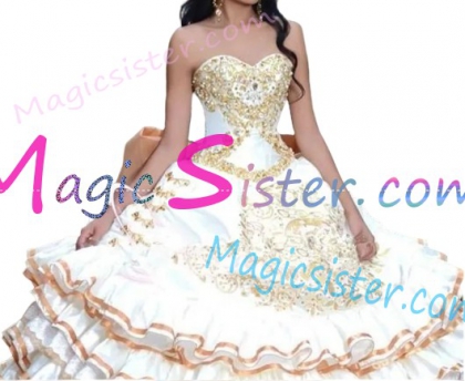 Hotselling Embroidery Charro Quinceanera Dress