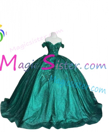 Pretty Topselling Emerald Green Quinceanera Dress