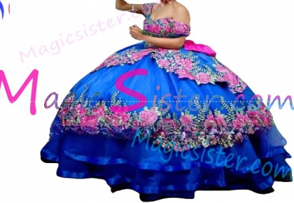 Hotselling Embroidery Charro Quinceanera Dress