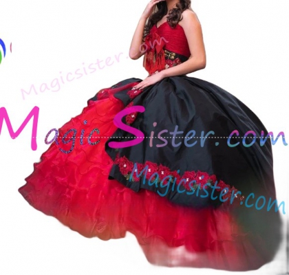 Hotselling Embroidery Charro Quinceanera Dress