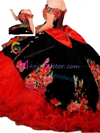Hotselling Embroidery Charro Quinceanera Dress