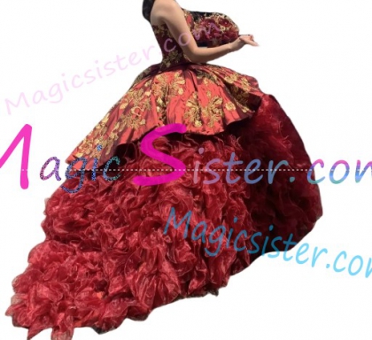 Beautiful Embroidery Charro Quinceanera Dress