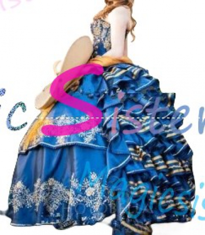 Beautiful Embroidery Charro Quinceanera Dress
