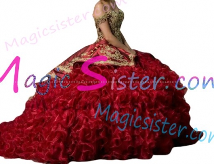 Beautiful Embroidery Charro Quinceanera Dress