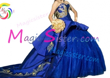 Hotselling Embroidery Charro Quinceanera Dress