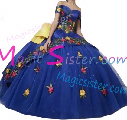 Hotselling Embroidery Charro Quinceanera Dress