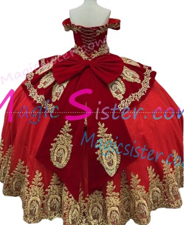 Hotselling Embroidery Charro Quinceanera Dress