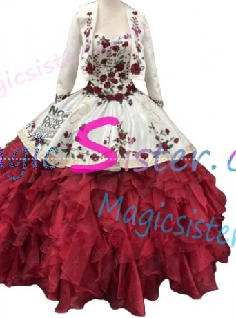 Hot Selling Embroidery Charro Quinceanera Dress
