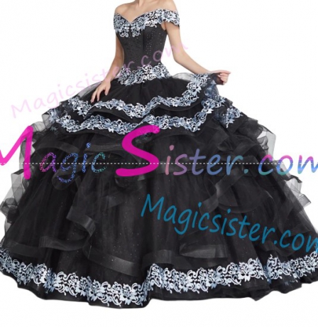 Hot Selling Embroidery Charro Quinceanera Dress
