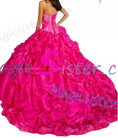 Hotselling Fushsia Quinceanera Dress