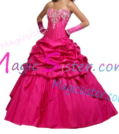 Topselling Fushsia Quinceanera Dress