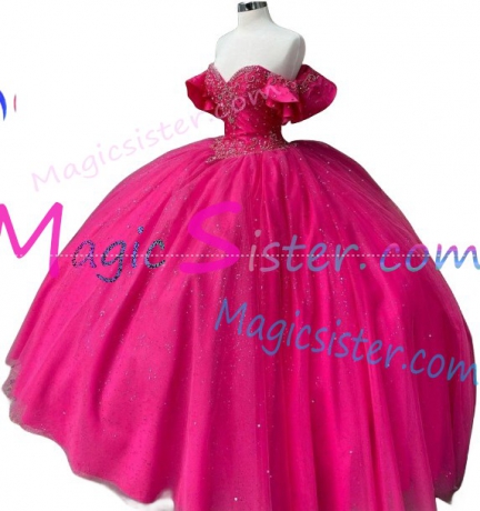 Topselling Fushsia Quinceanera Dress
