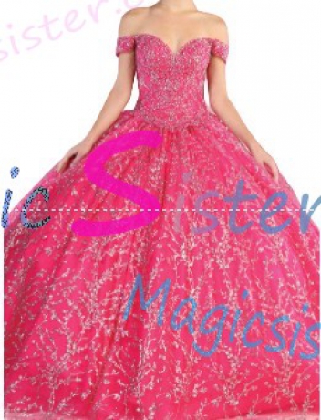 Topselling Fushsia Quinceanera Dress