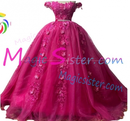 Topselling Fushsia Quinceanera Dress