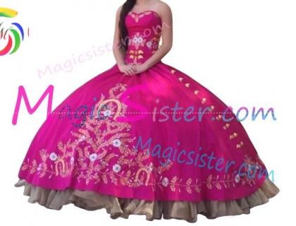 Topselling Fushsia Quinceanera Dress