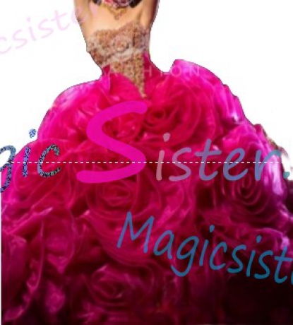 Topselling Fushsia Quinceanera Dress