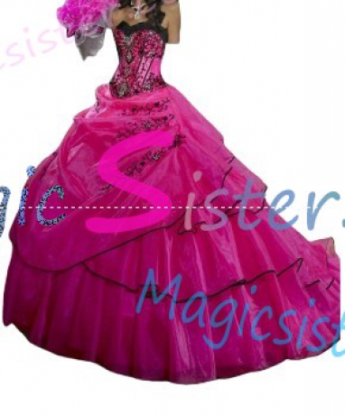 Topselling Fushsia Quinceanera Dress