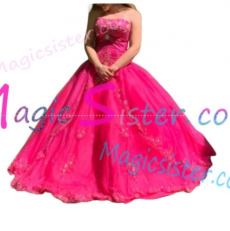 Topselling Fushsia Quinceanera Dress