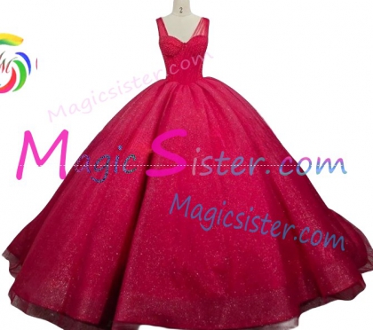 Topselling Luxury Fushsia Quinceanera Dress