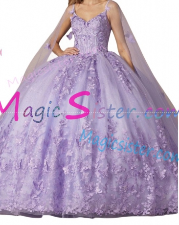 New Style Butterfly Quinceanera Dress