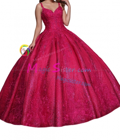 Topselling Fushsia Quinceanera Dress