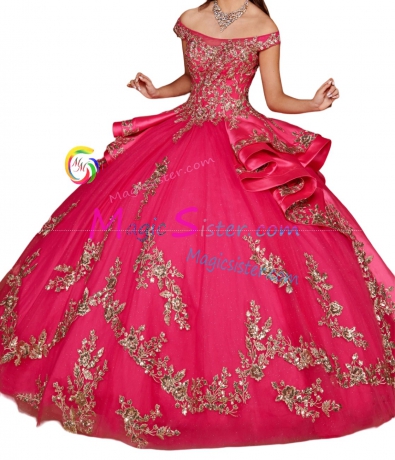 Topselling Fushsia Quinceanera Dress