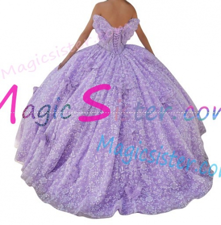 Hotselling New Style Butterfly Quinceanera Dress