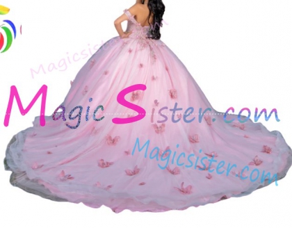Hotselling New Style Butterfly Quinceanera Dress