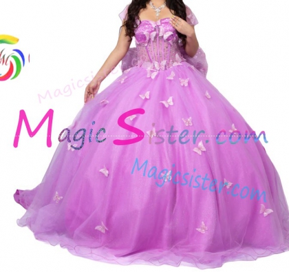 New Style Beautiful Butterfly Quinceanera Dress