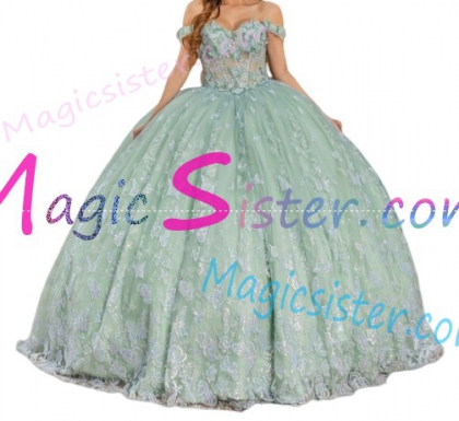 New Style Beautiful Butterfly Quinceanera Dress