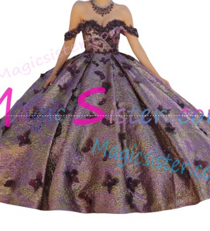 New Style Butterfly Quinceanera Dress