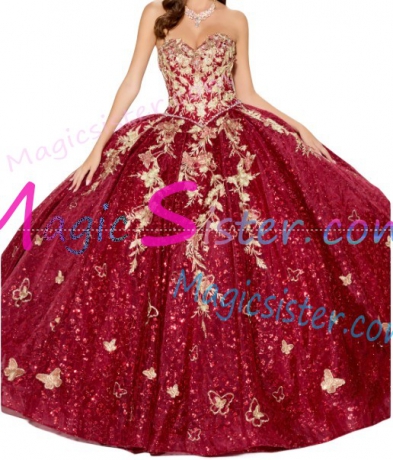 New Style Butterfly Quinceanera Dress