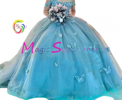 Hotselling New Style Butterfly Quinceanera Dres