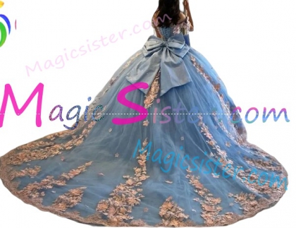Hotselling New Style Butterfly Quinceanera Dres