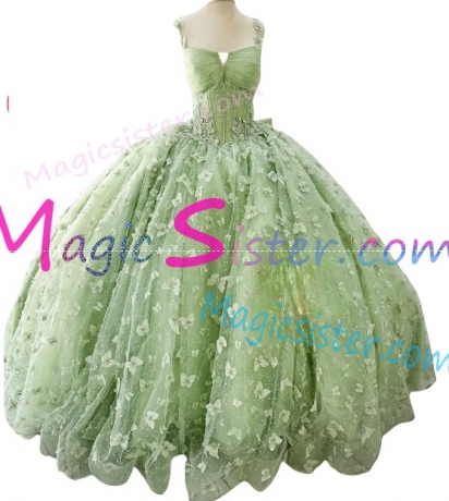 New Style Beautiful Butterfly Quinceanera Dress