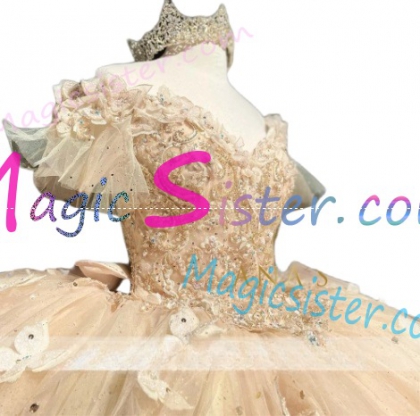New Style Butterfly Elegant Beautiful Luxurious Quinceanera Dress