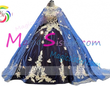 New Style Butterfly Elegant Beautiful Luxurious Quinceanera Dress