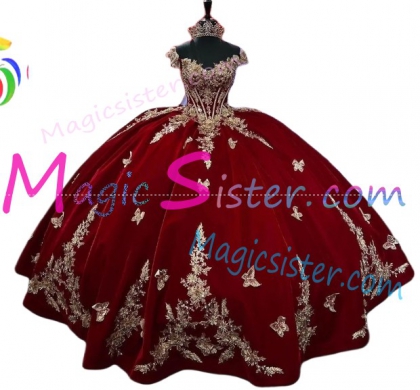 New Style Butterfly Quinceanera Dress